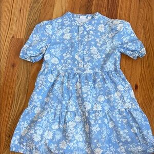 GAP Blue and White Floral Kids Dress